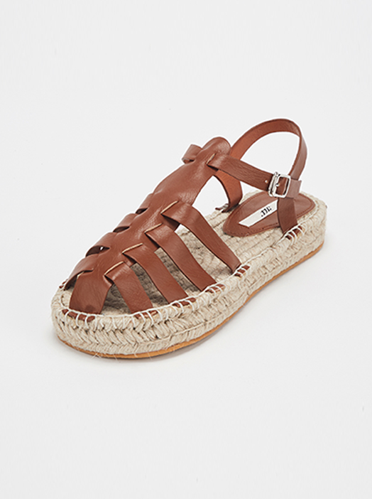 Espadrilles Sandals (Brown)