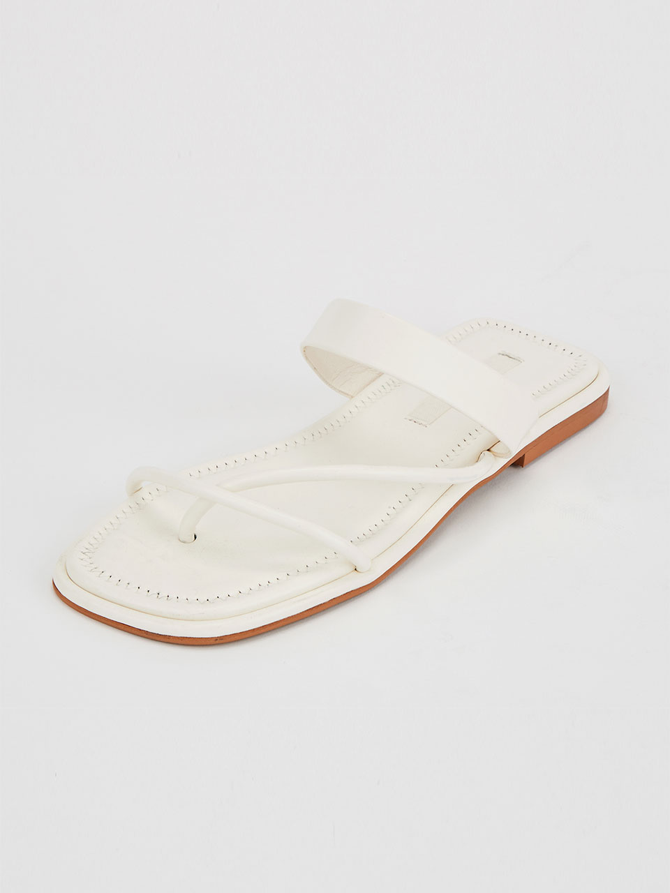 Double string slippers (White)