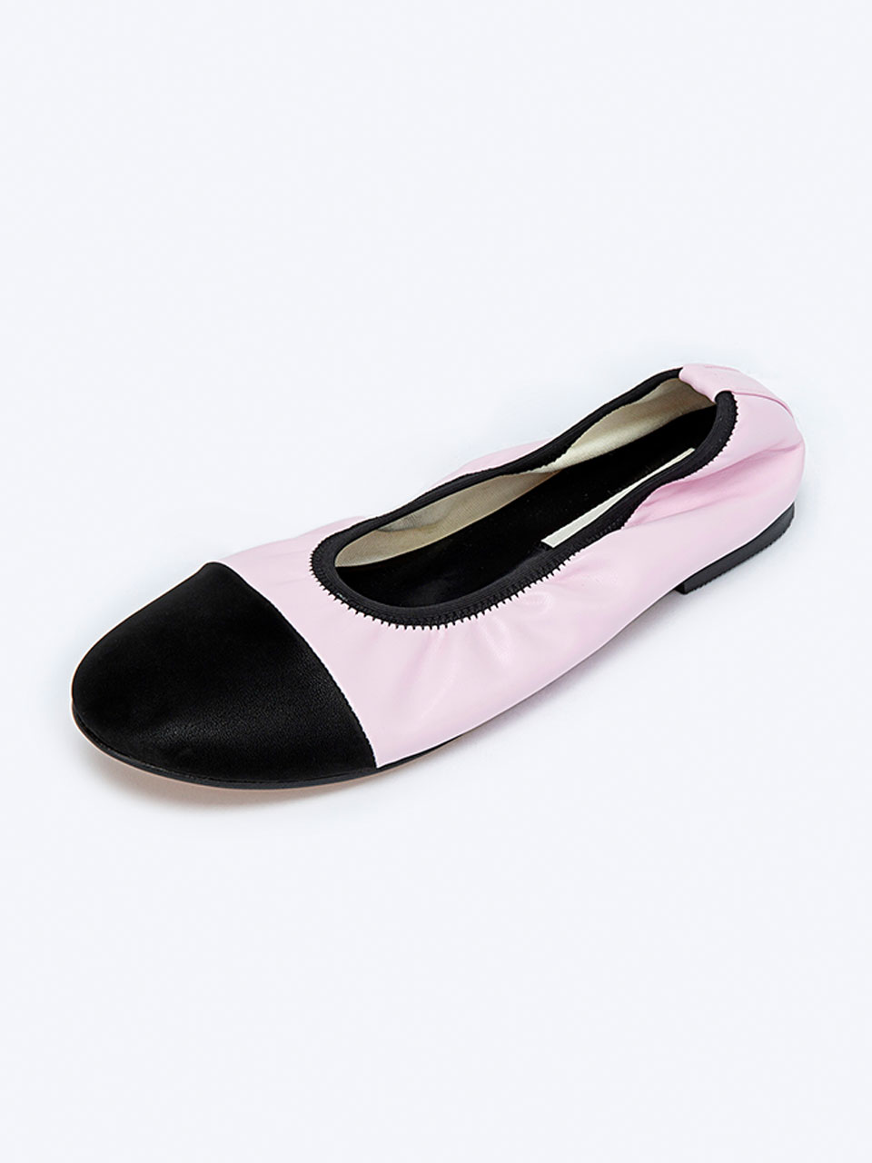 Black-Toe Flat (Pink)