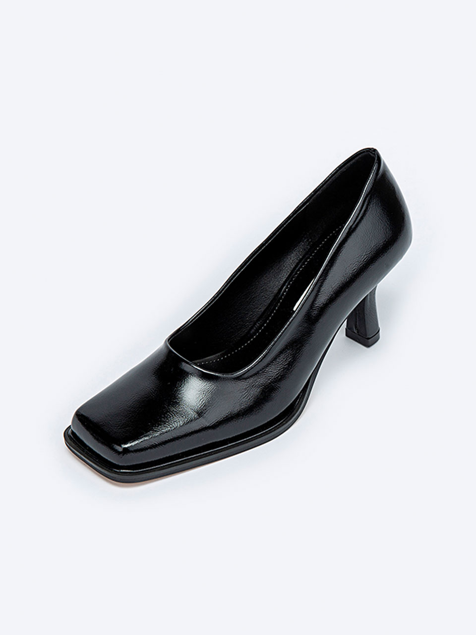 Square Toe Heel (Black)