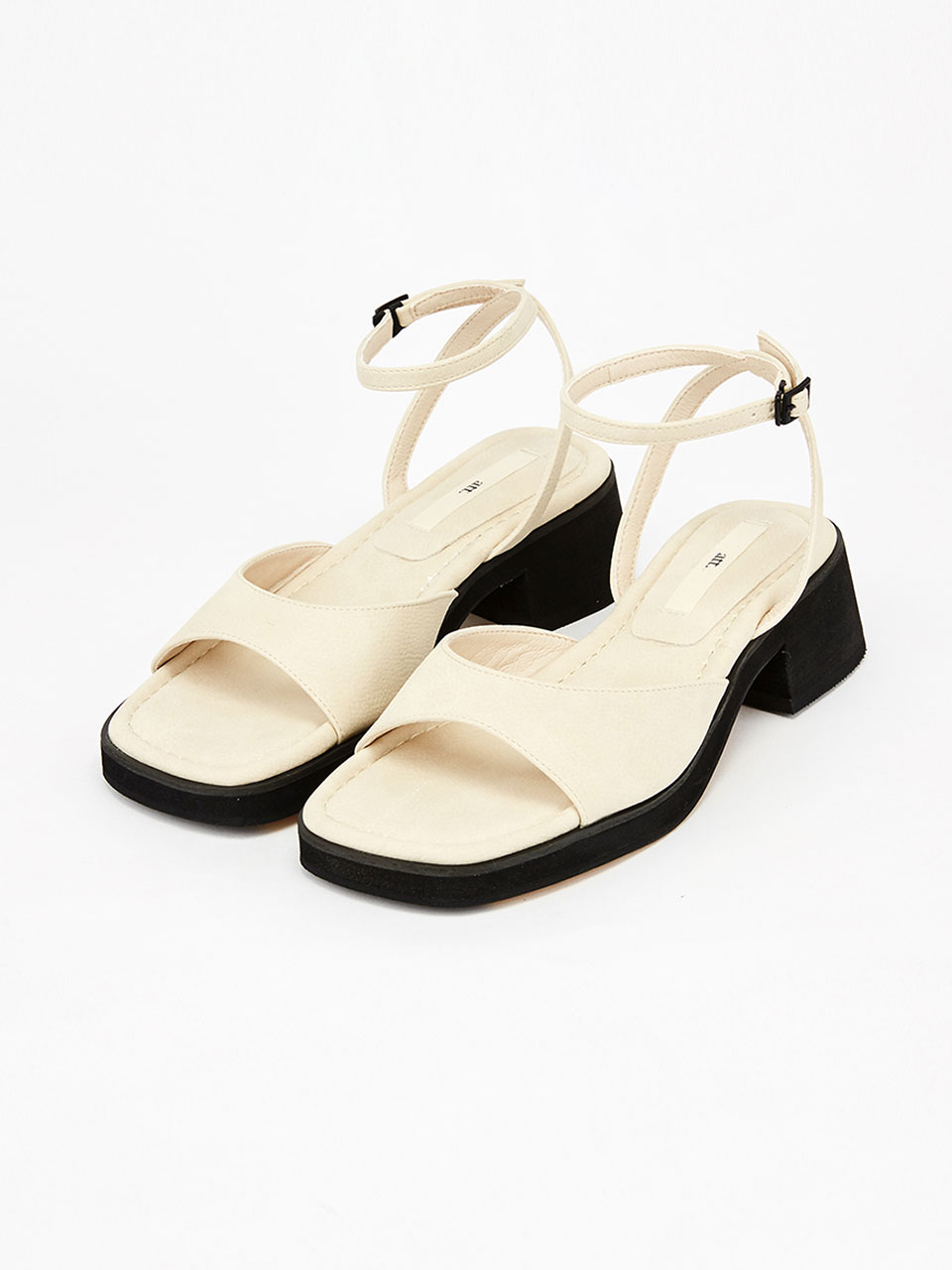 [바로 배송]Basic platform sandals (Ivory)