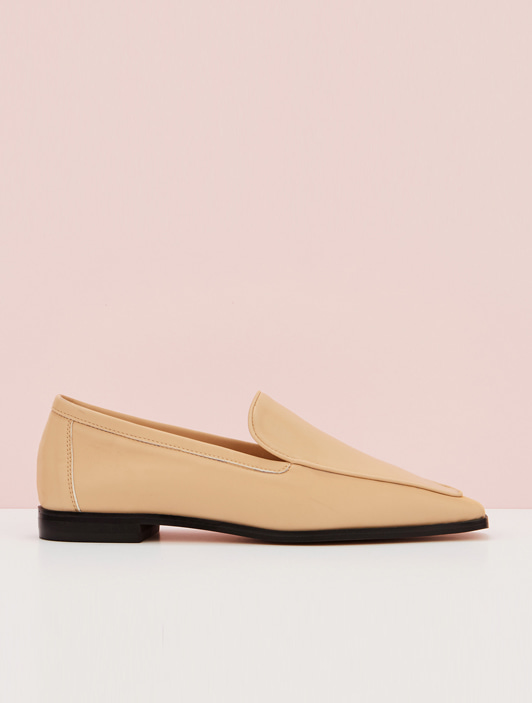 Glossy Loafer (Beige)