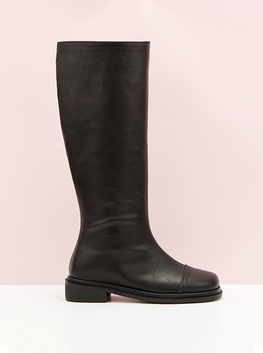[마마무 문별 착용]Hoof Long Boots (Black)