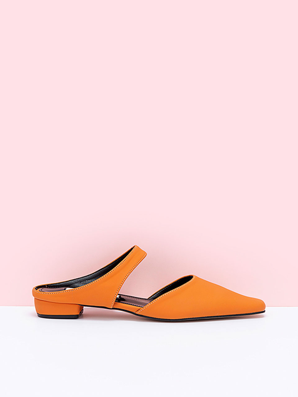 Stiletto Flat (Orange Brown)