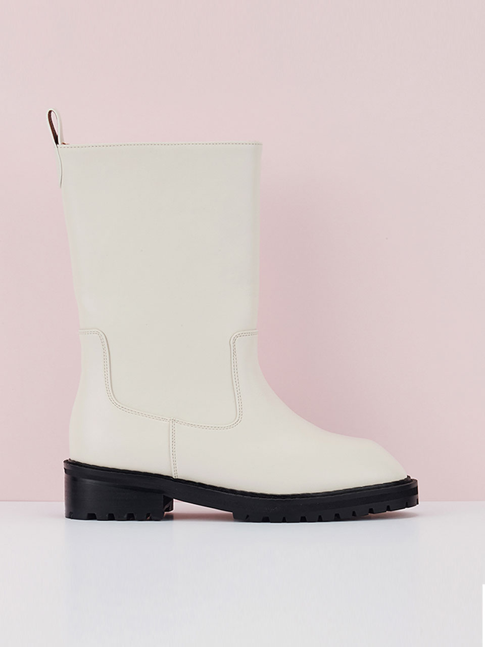 Classic Middle Boots (Ivory)