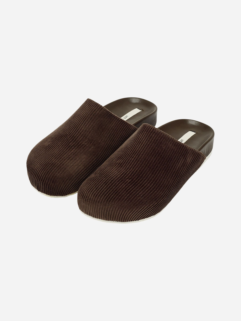 Corduroy slipper (Brown)