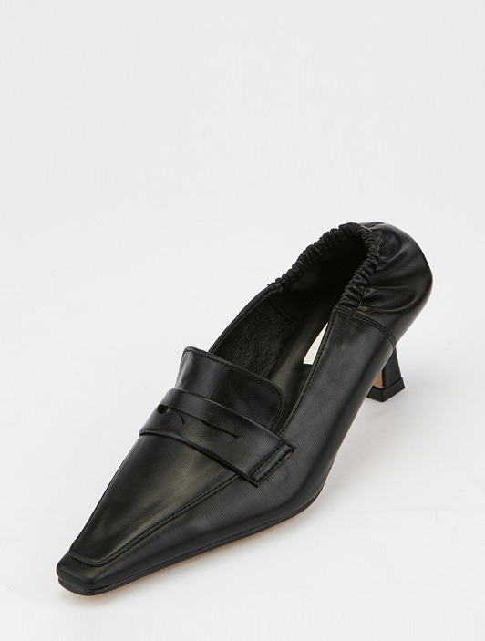 Penny loafer Heel (Black)