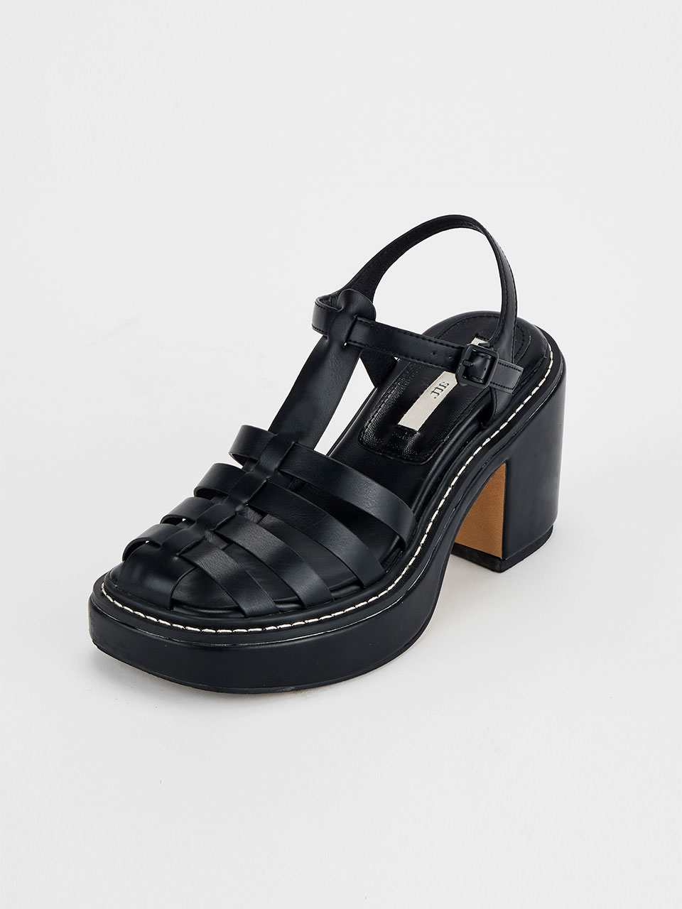 Glady platform heel (Black)