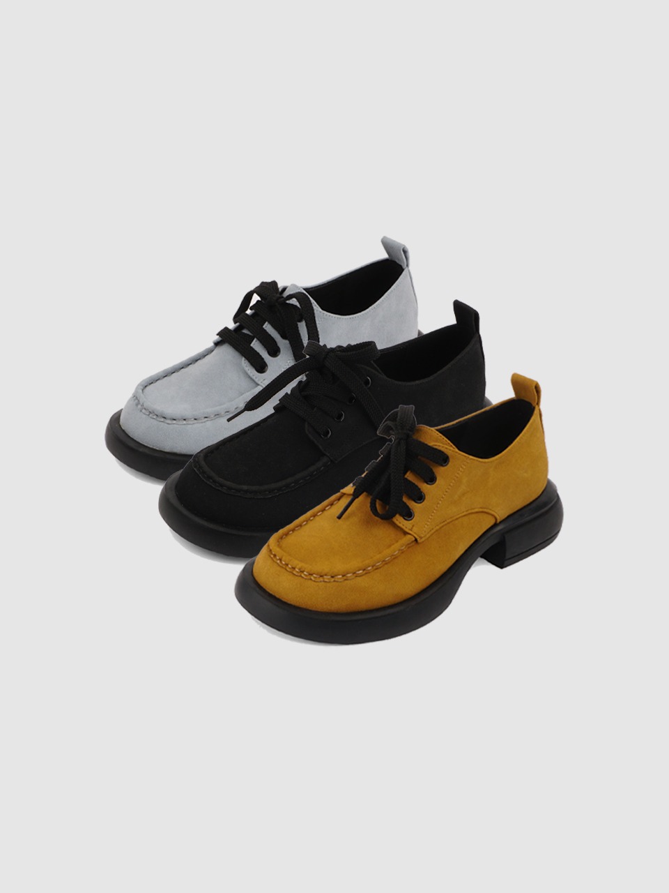[Clearance] Chunky lace up loafer (3colors)