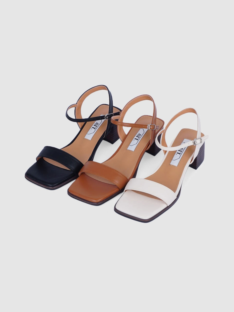 [Clearance] Summer wood heel (3color)