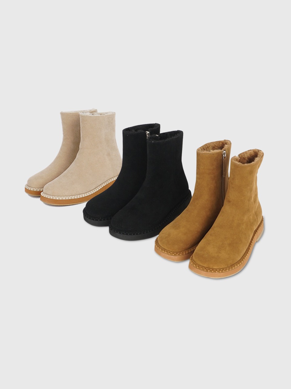 [Clearance] Mogul Ankle Boots (3colors)