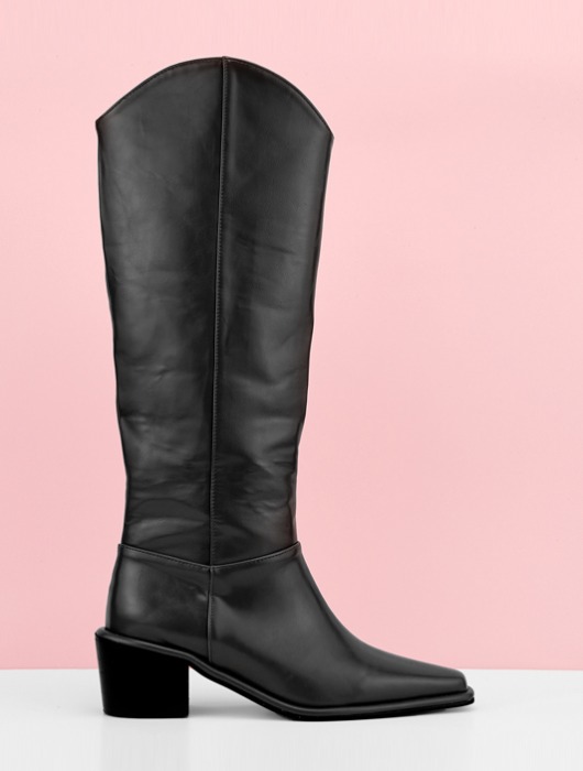 Western Long Boots (Black)
